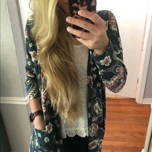 Floral cardigan